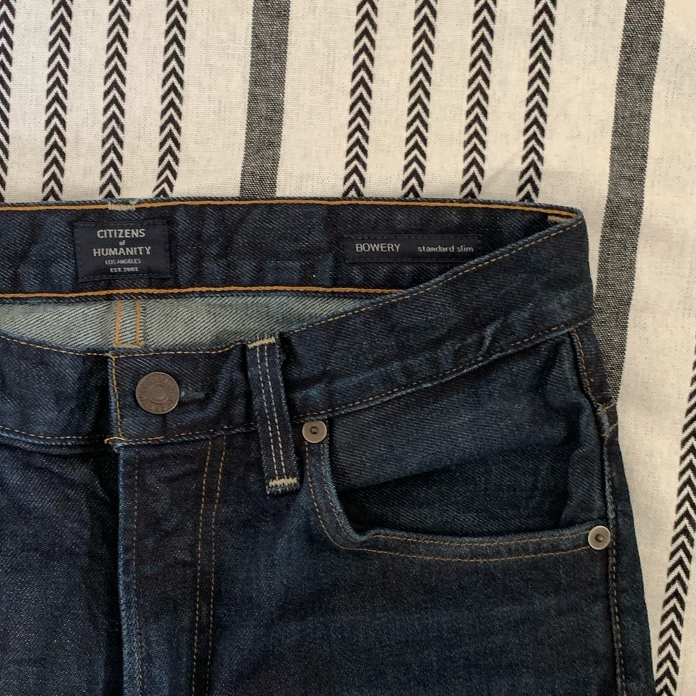 COH▪️Bowery Dark Wash Standard slim. 28 - Picture 5 of 8